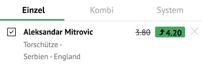 Mitrovic Boost Oddset