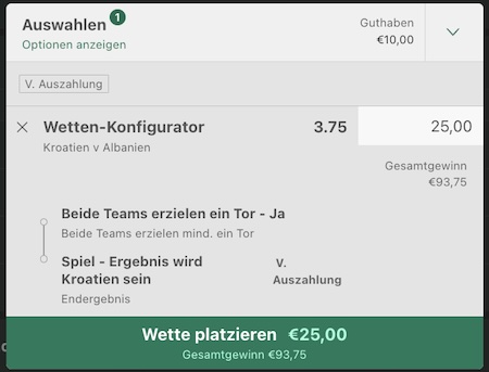 Bet365 Wettschein