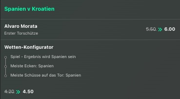 Morata Boost vs Kroatien