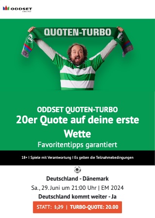 Oddset Boost Deutschland kommt weiter