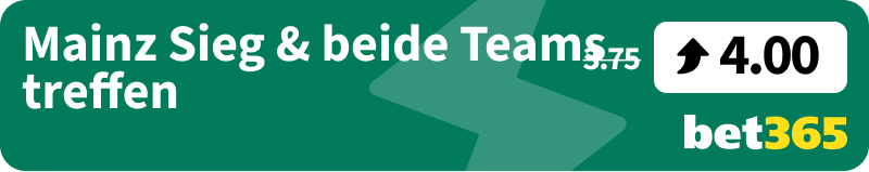 Mainz Sieg Boost bei bet365