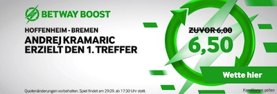 betway hoffenheim bremen boost