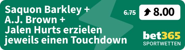 bet365 eagles commanders boost