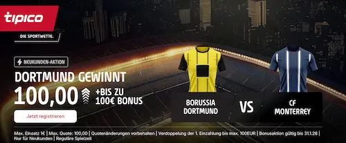 bvb 100 Quote tipico, 2.7.