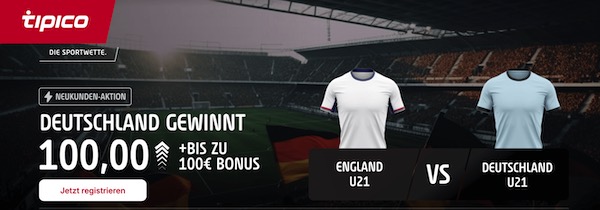 100er Quote auf Deutschland besiegt England um U21 EM Finale