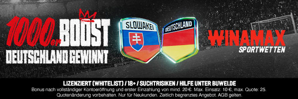 winamax boost, 1000% dfb, 4.9.