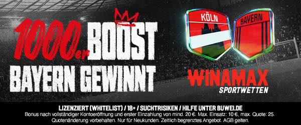 Winamax Boost FCB 1.FCK 29.10.