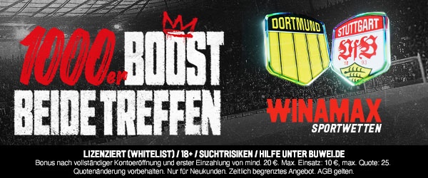 Winamax Boost BVB VFB, 22.11.
