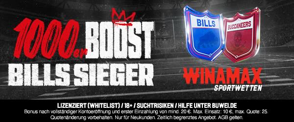 winamax boost auf bills gewinnen gegen die buccaneers