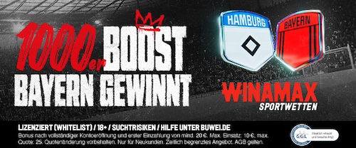 Winamax Boost Bayern, 31.1.