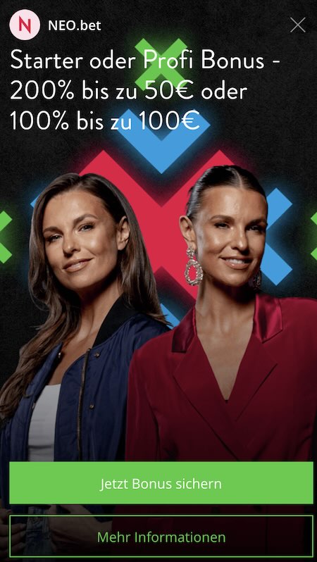 Neobet Bonus Infos